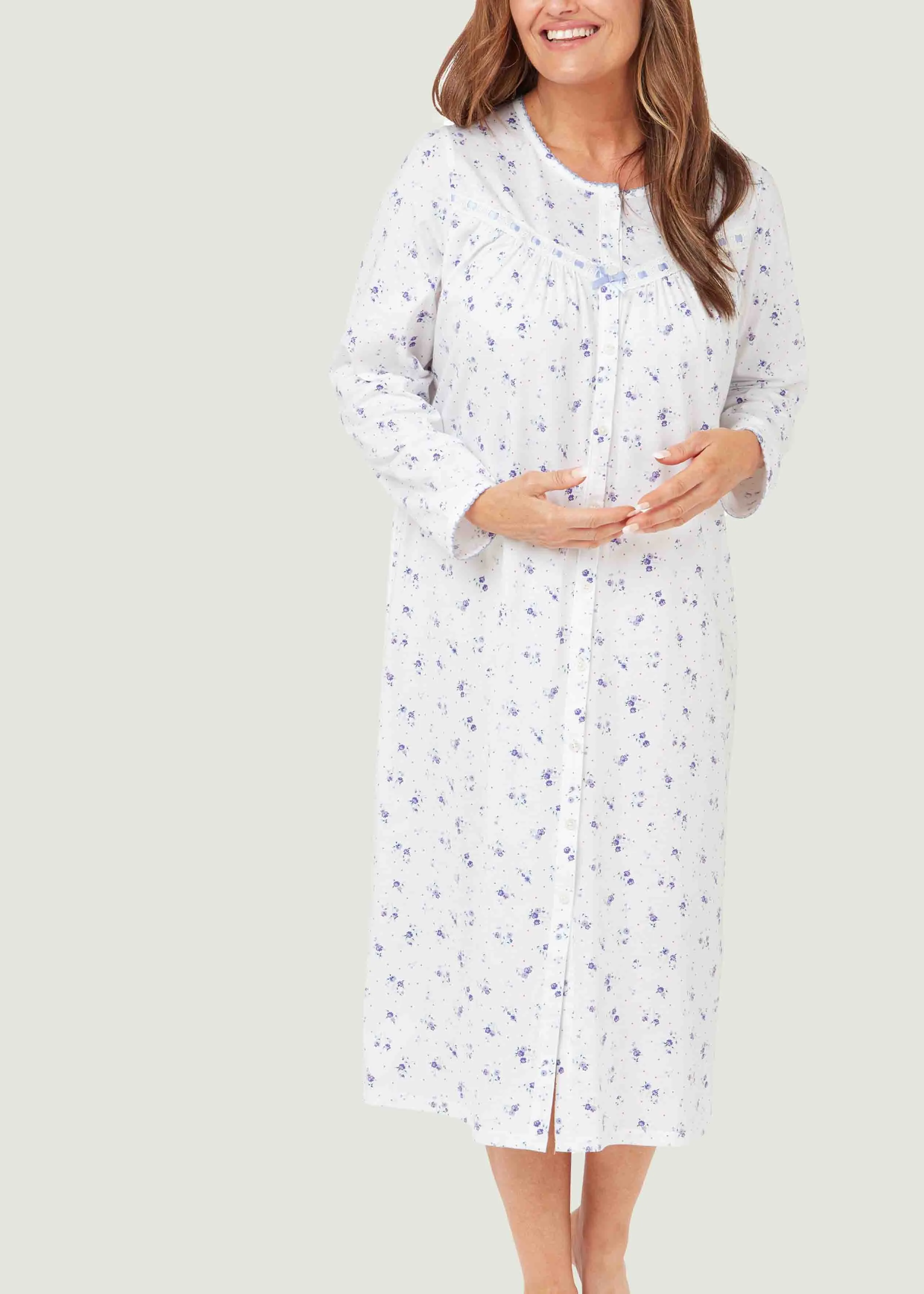 2 Pack Soft VELCRO® Brand Fastening Nightdress & Bed Jacket Bundle