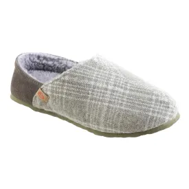 Acorn Women's Slippers - Parker Comfort Grey Plaid Flannel, Small | A20153GPLWS