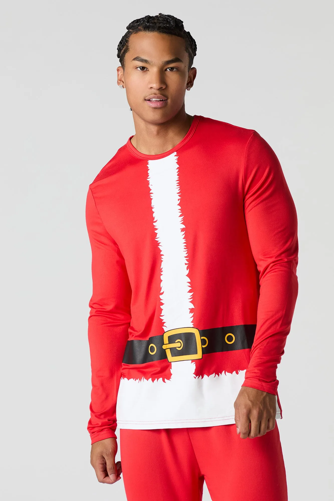 Adult Fammy Jammies Santa Squad 2 Piece Pajama Set
