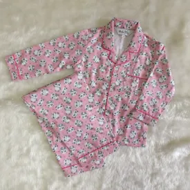 Adult Pyjama Set - Baby Pandas on Pink, For Women