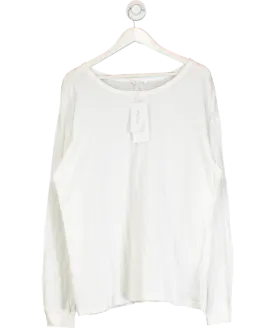 American Vintage White Men's Long Sleeve T-shirt Gamipy UK M/L