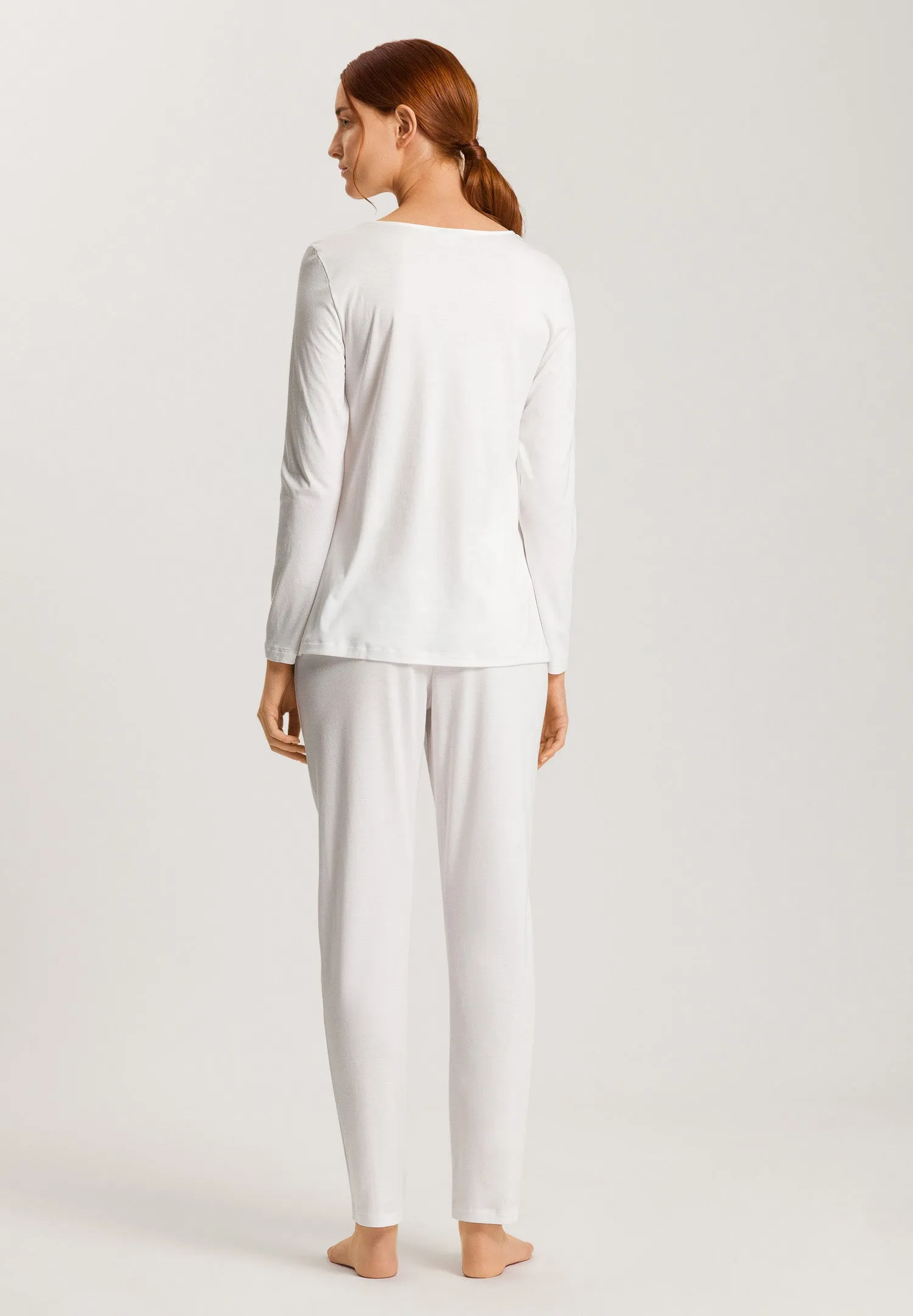 Anne Cotton Pajama Set | Off White 74894-102