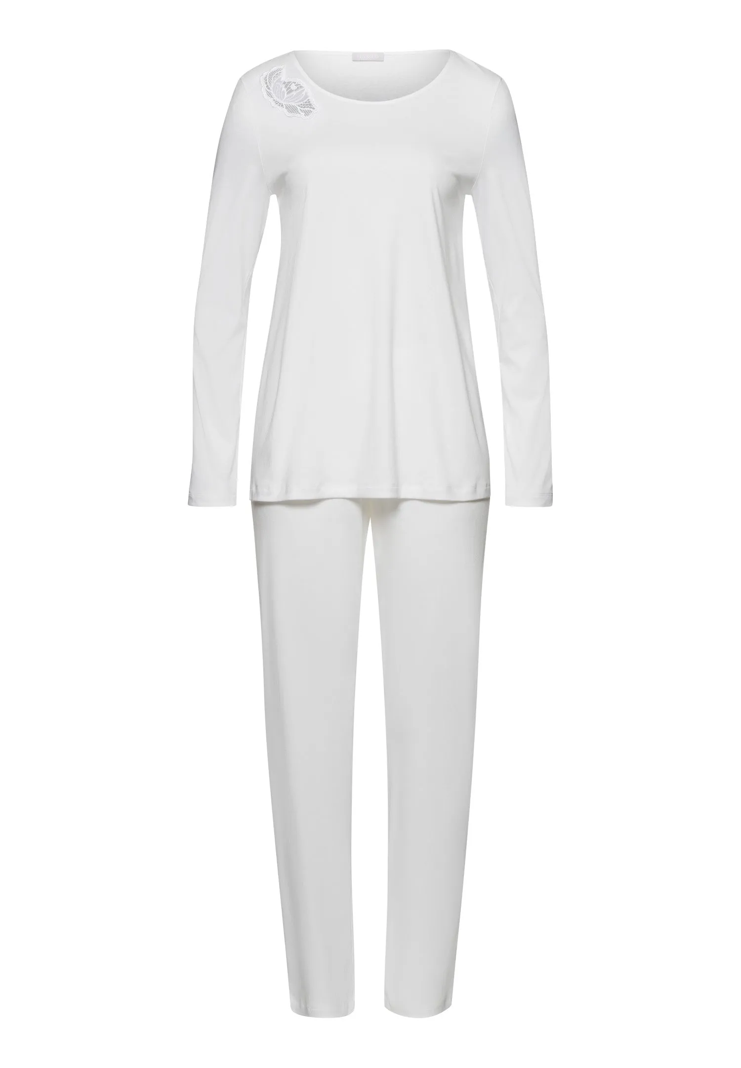 Anne Cotton Pajama Set | Off White 74894-102