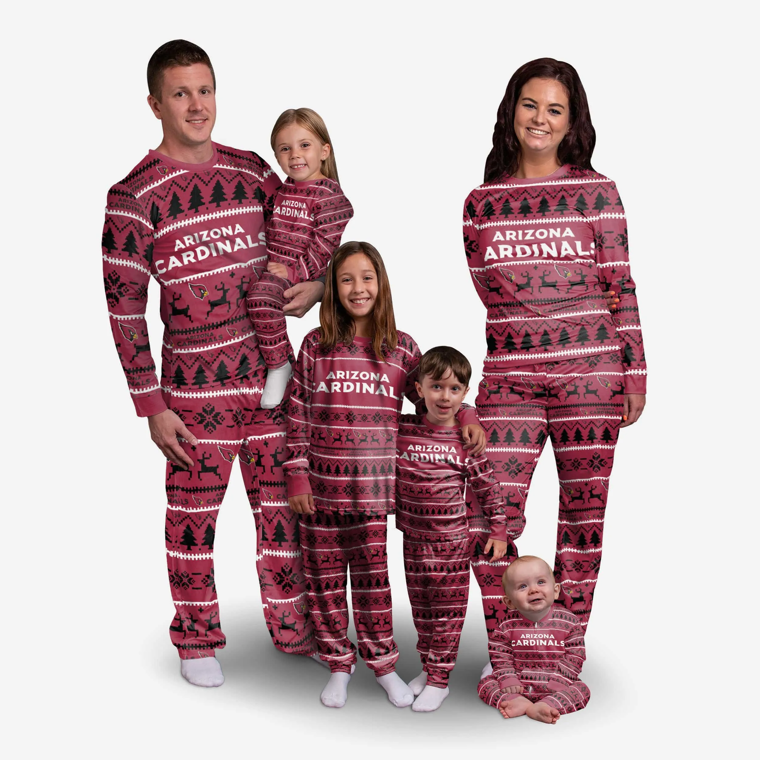 Arizona Cardinals Family Holiday Pajamas