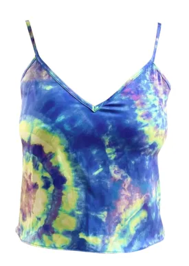 Aura Tie-Dye Silk Camisole Top