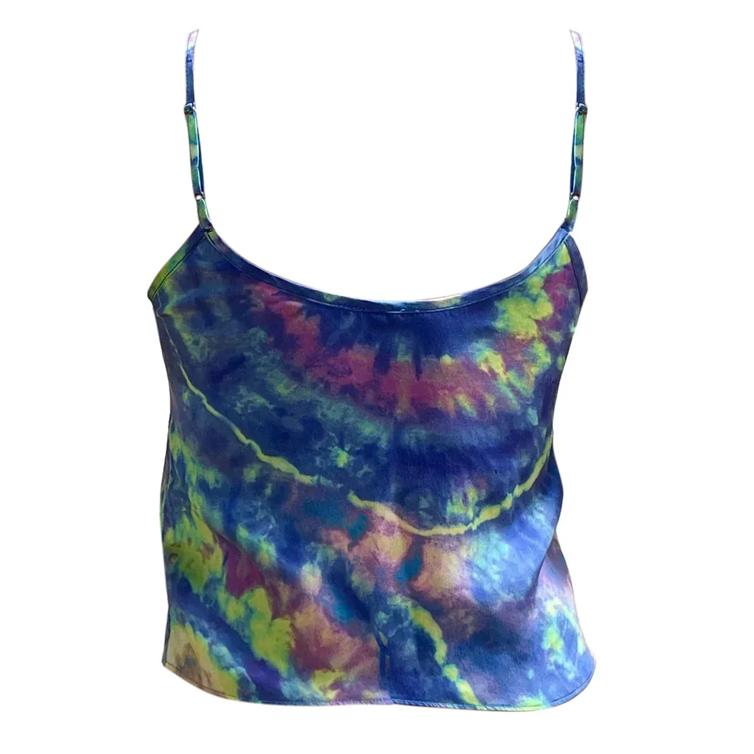 Aura Tie-Dye Silk Camisole Top