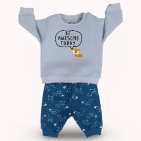 Awesome Fox Long-Sleeved Fleeced Pajama