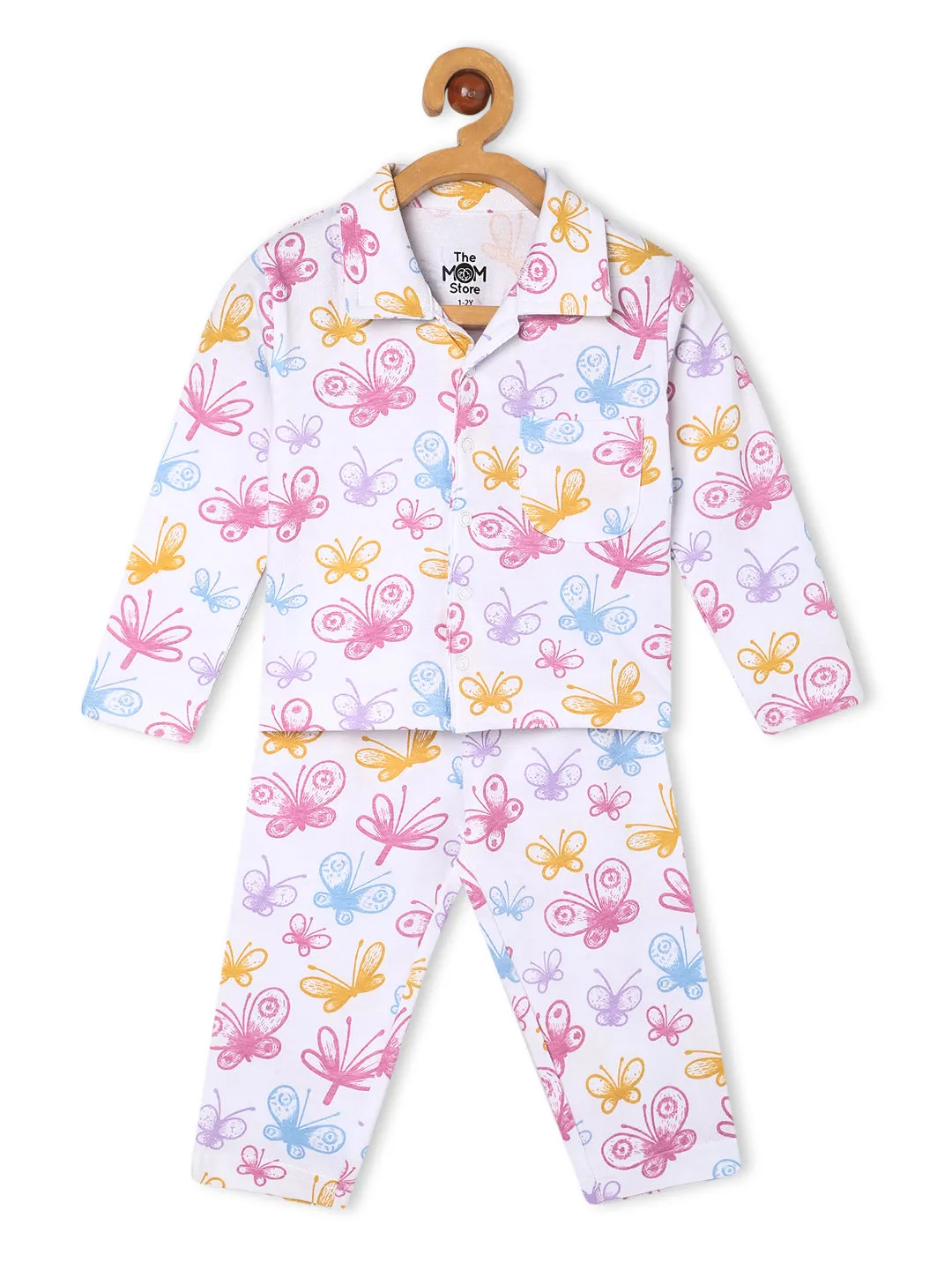 Baby and Kids Pajama Nightsuit Set- Spring Wings
