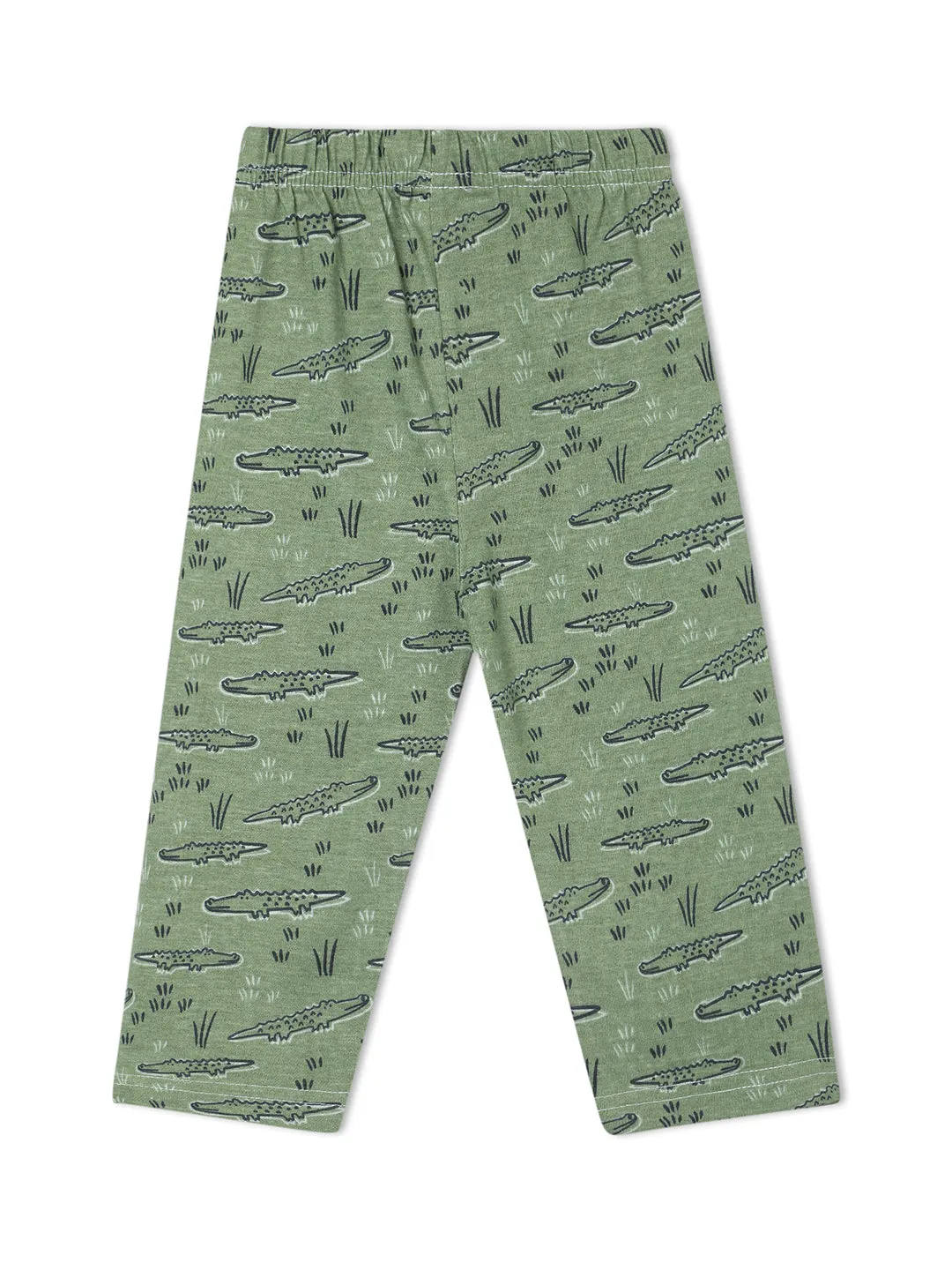 Baby and Kids Pajama Nightsuit Set- The Alligator