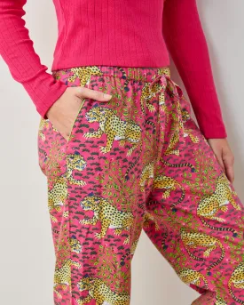 Bagheera - Petite Lightweight Flannel PJ Pant - Hot Pink