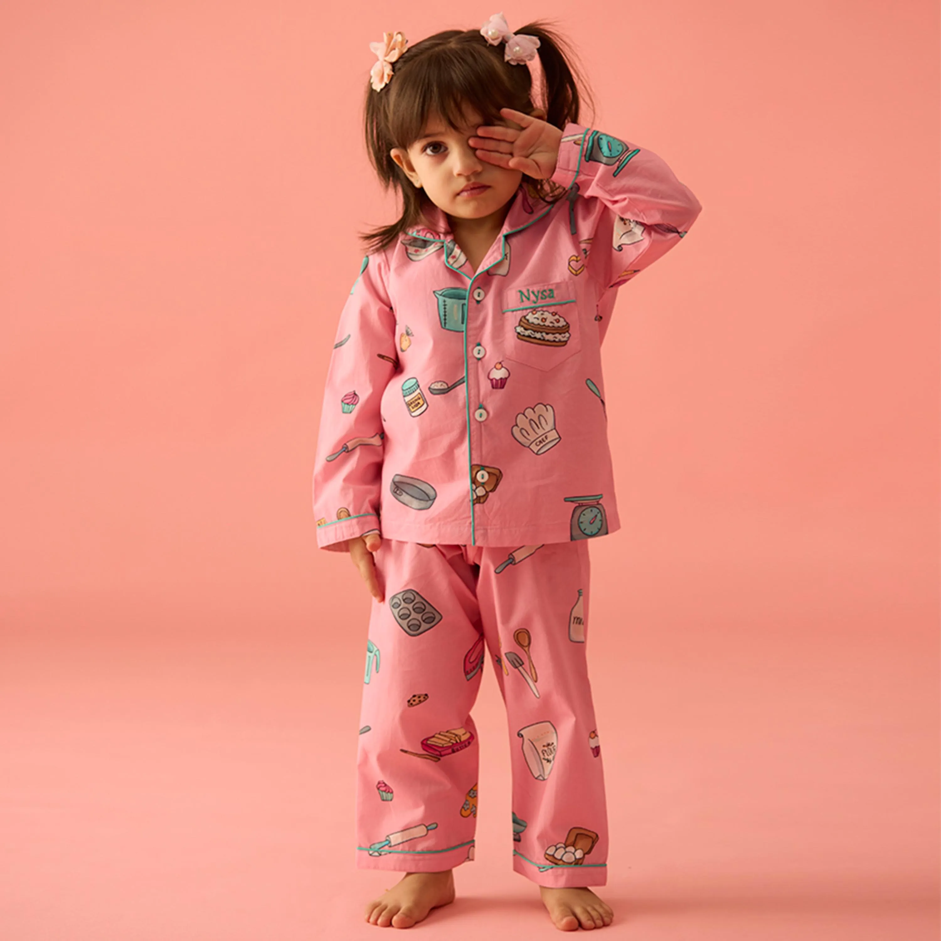 Baking Pajama Set For Kids