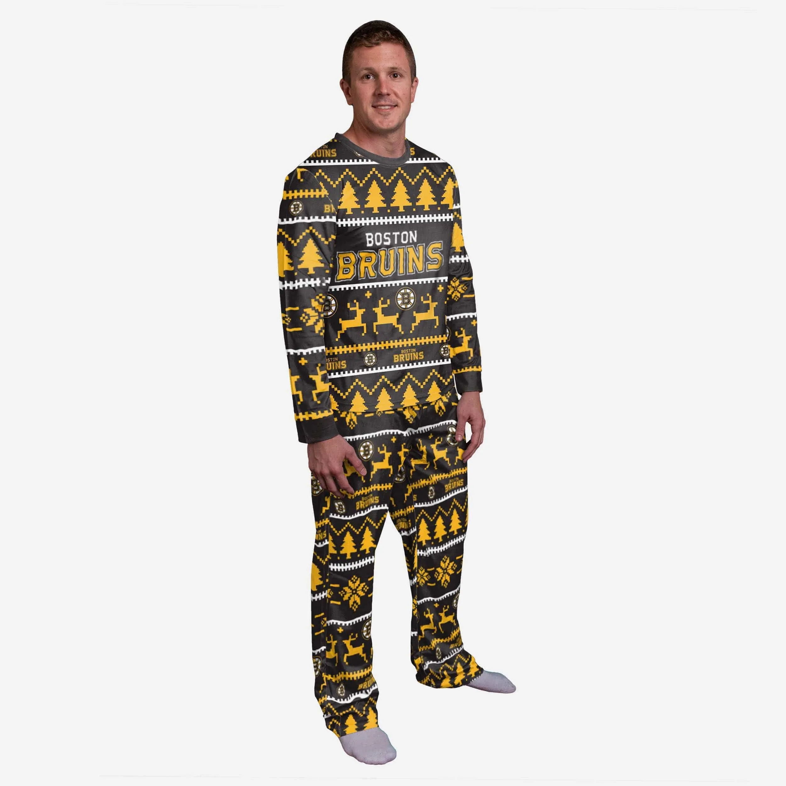 Boston Bruins Family Holiday Pajamas