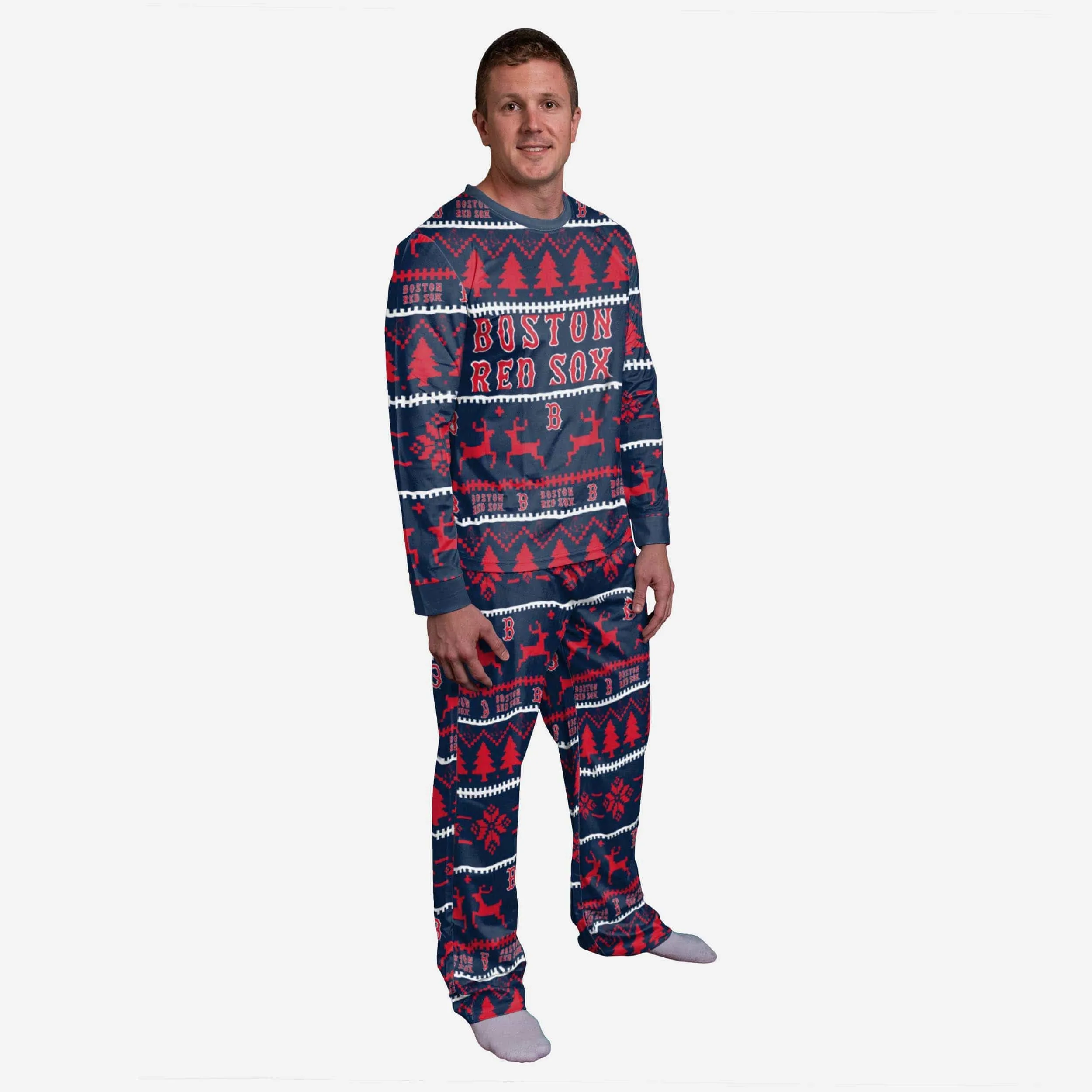 Boston Red Sox Family Holiday Pajamas