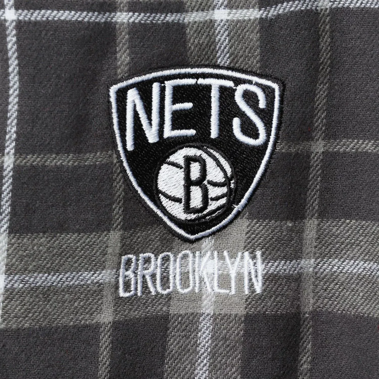 Brooklyn Nets Men's Ultimate Charcoal and Charcoal Track Pants flannel pajama pants