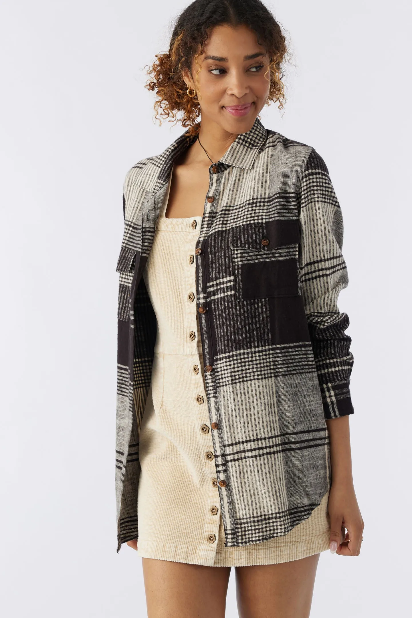 BROOKS OVERSIZED FLANNEL TOP