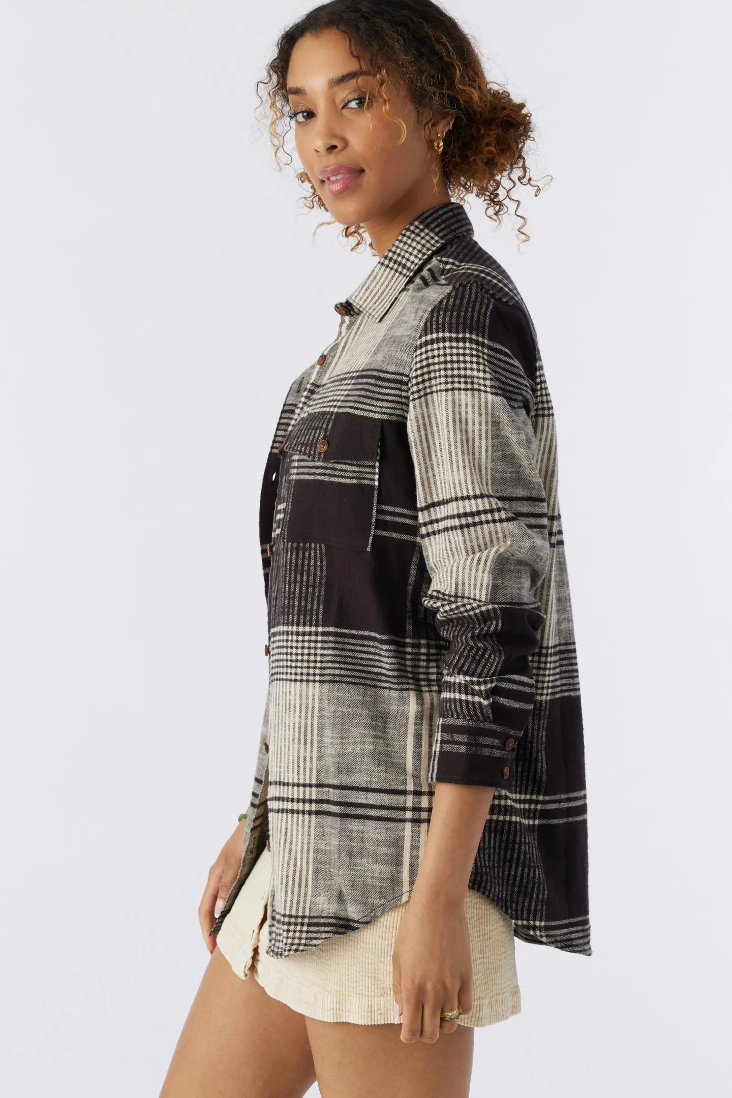 BROOKS OVERSIZED FLANNEL TOP