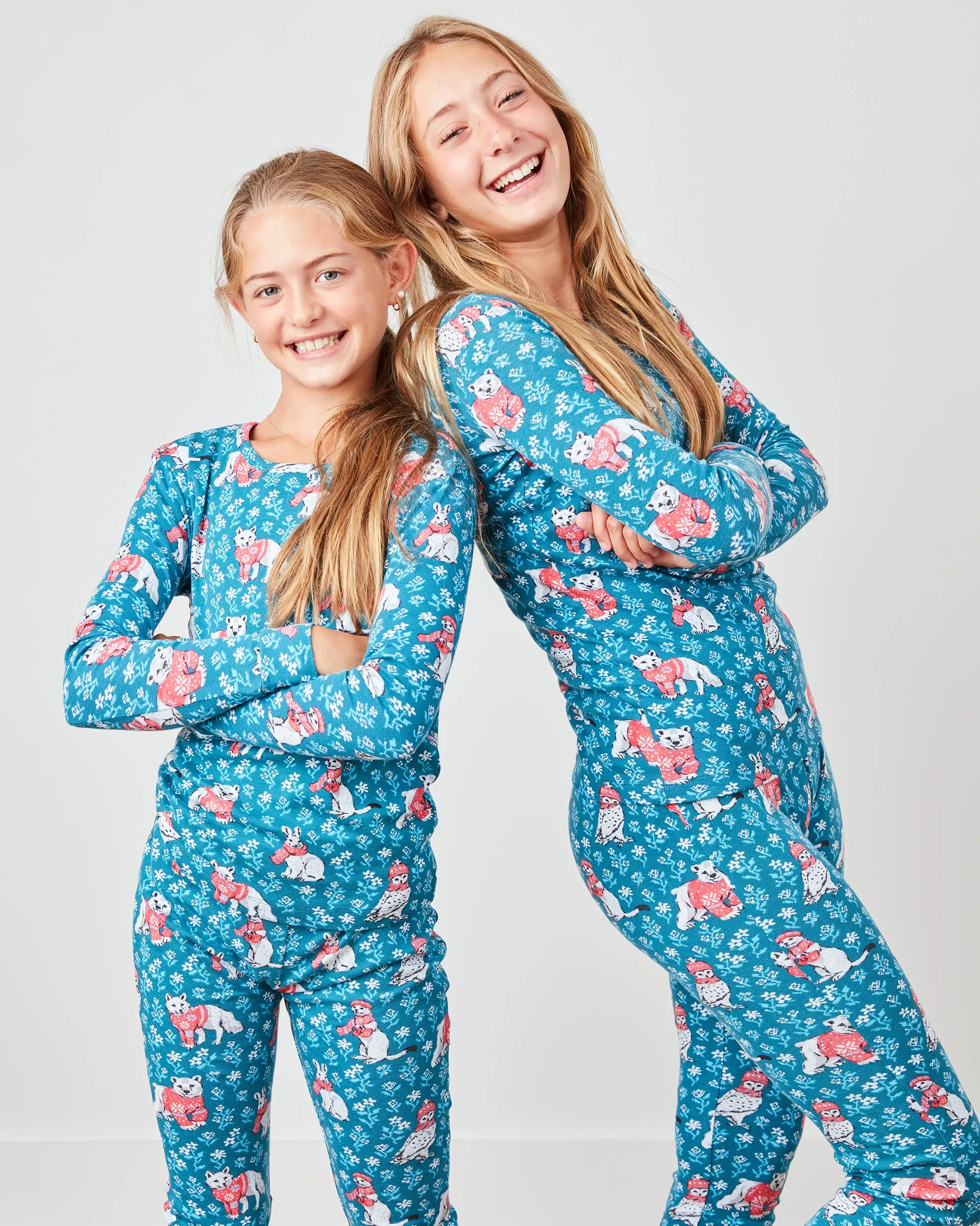 Bundled Up - Kids PJ Set - Navy