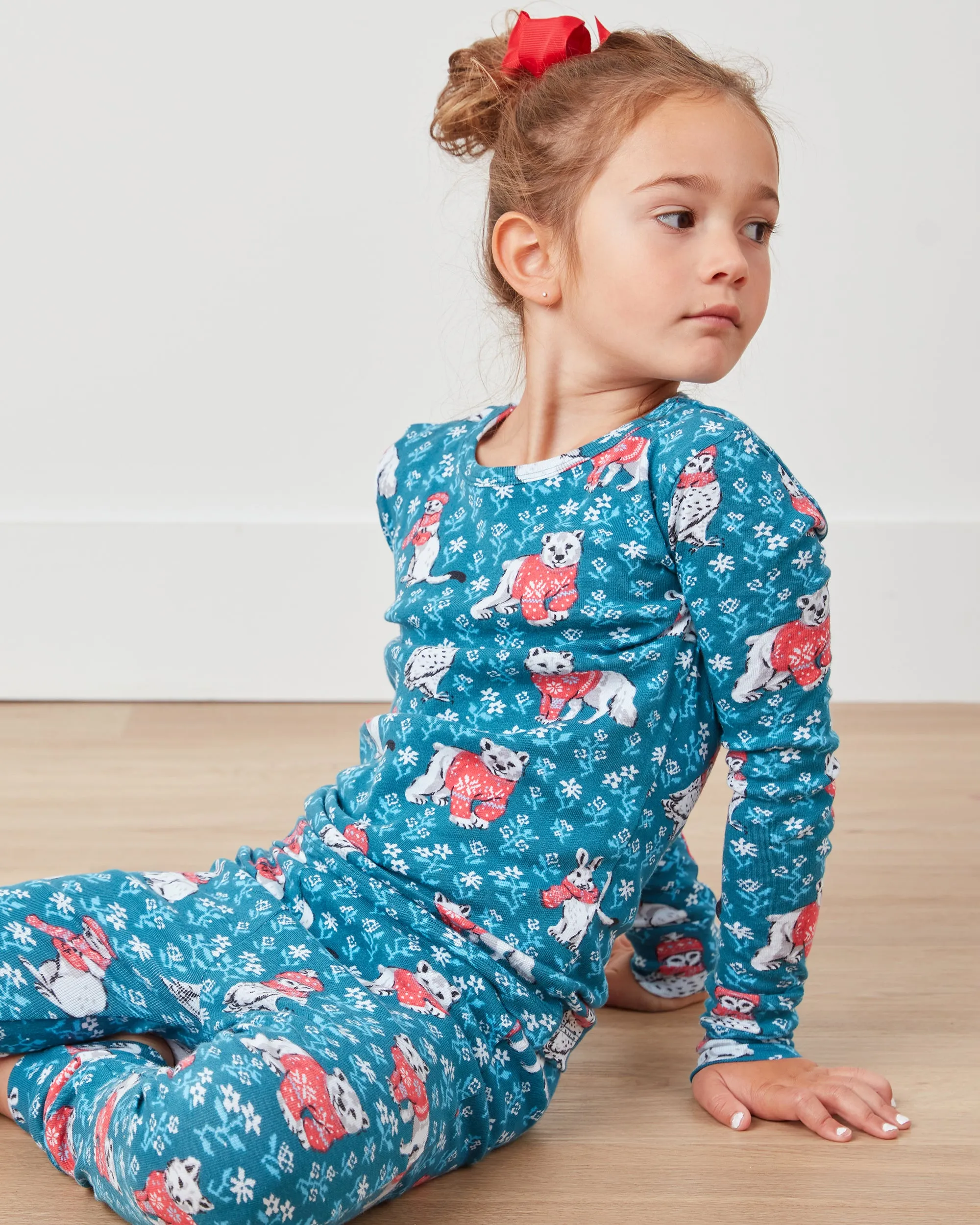 Bundled Up - Kids PJ Set - Navy