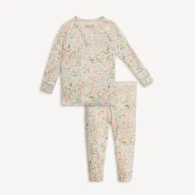 Charlotte Modal Magnetic Pajama Long Sleeve Set with Ruffle