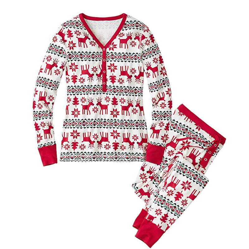 Christmas Two-Piece Family Pajamas Set