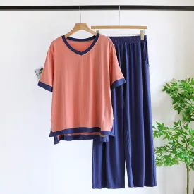 Contrast Modal Pajama Set