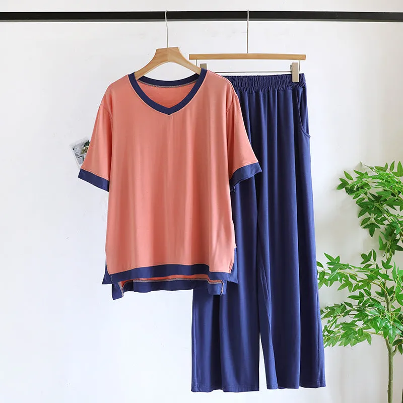 Contrast Modal Pajama Set
