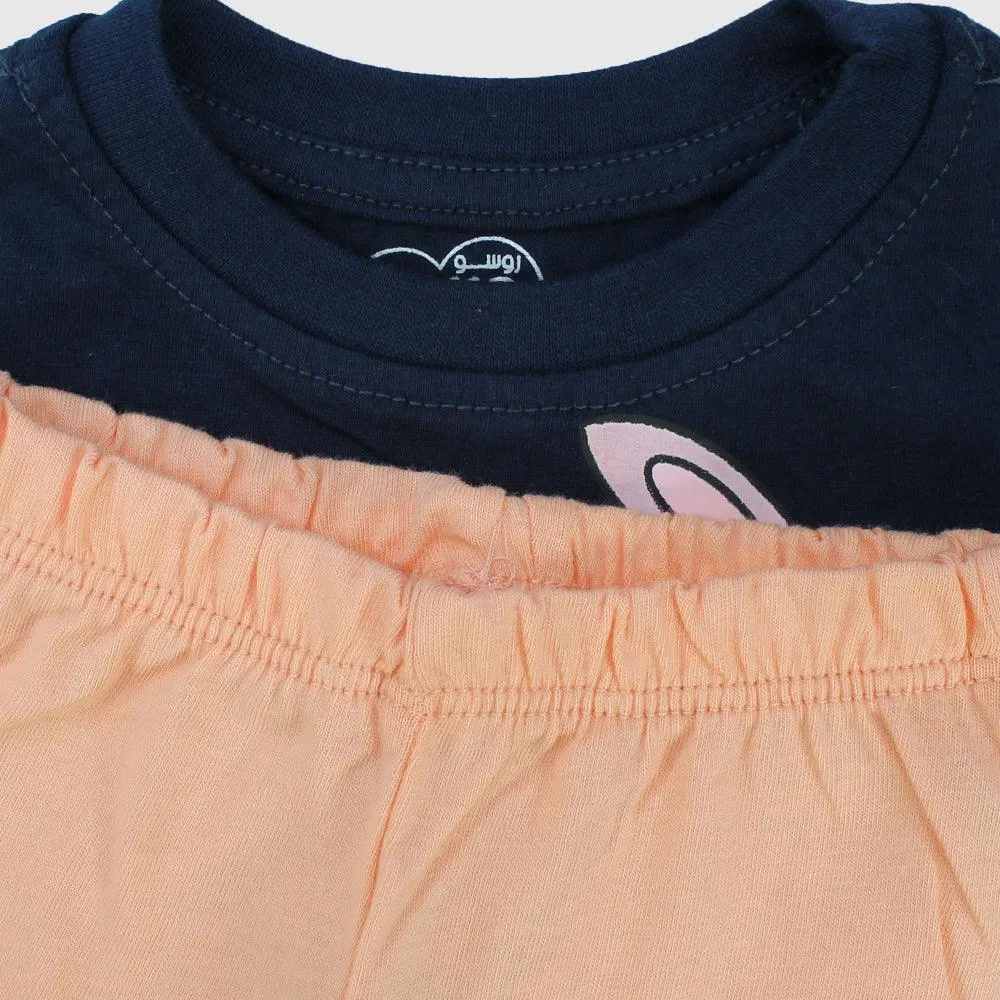 Dancing Bunny Short-Sleeved Pajama