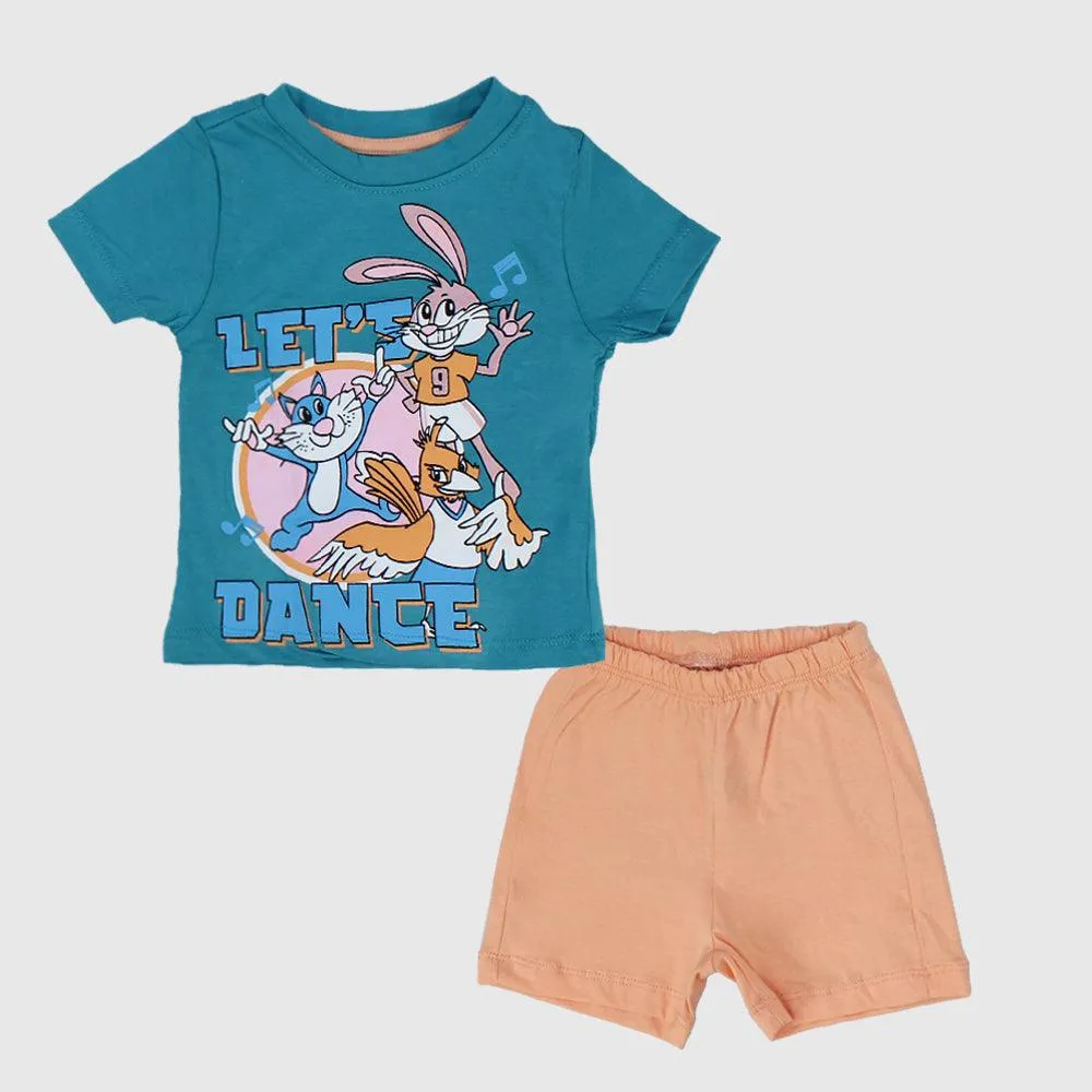 Dancing Bunny Short-Sleeved Pajama