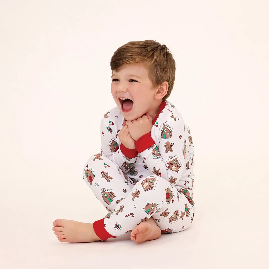 GINGERBREAD WORLD TWO PIECE PJS (UNISEX)