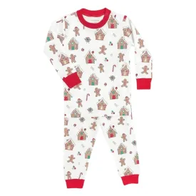 GINGERBREAD WORLD TWO PIECE PJS (UNISEX)