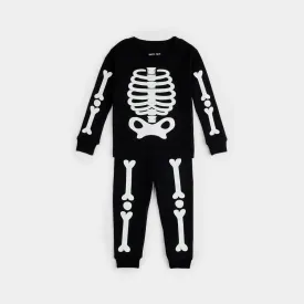 Glow-in-the-Dark Skeleton Two Piece Pajamas