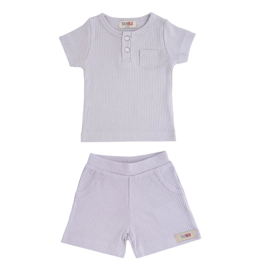 Gray Modal Pocket Outfit