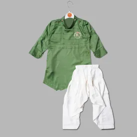 Green Color Boys Kurta Pajama