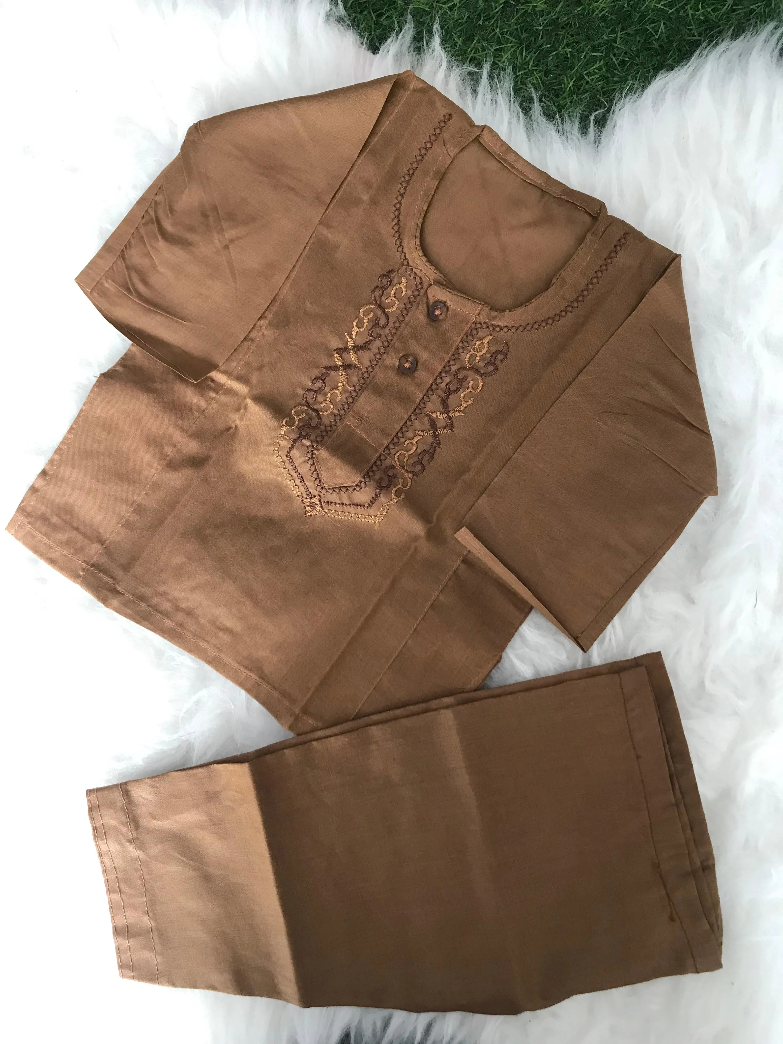 Hand Stichted Kurta Pajama (3-18 M)
