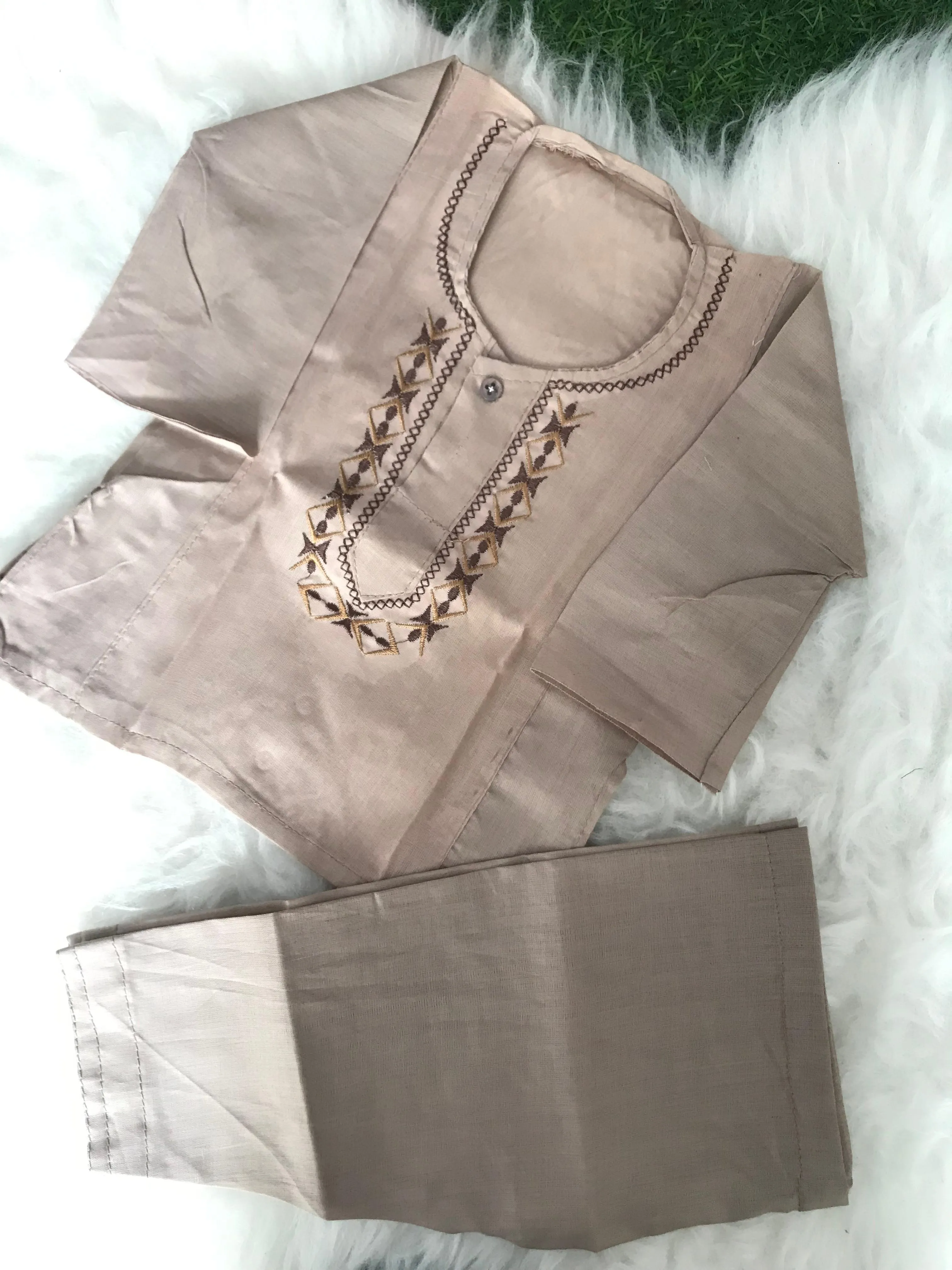 Hand Stichted Kurta Pajama (3-18 M)