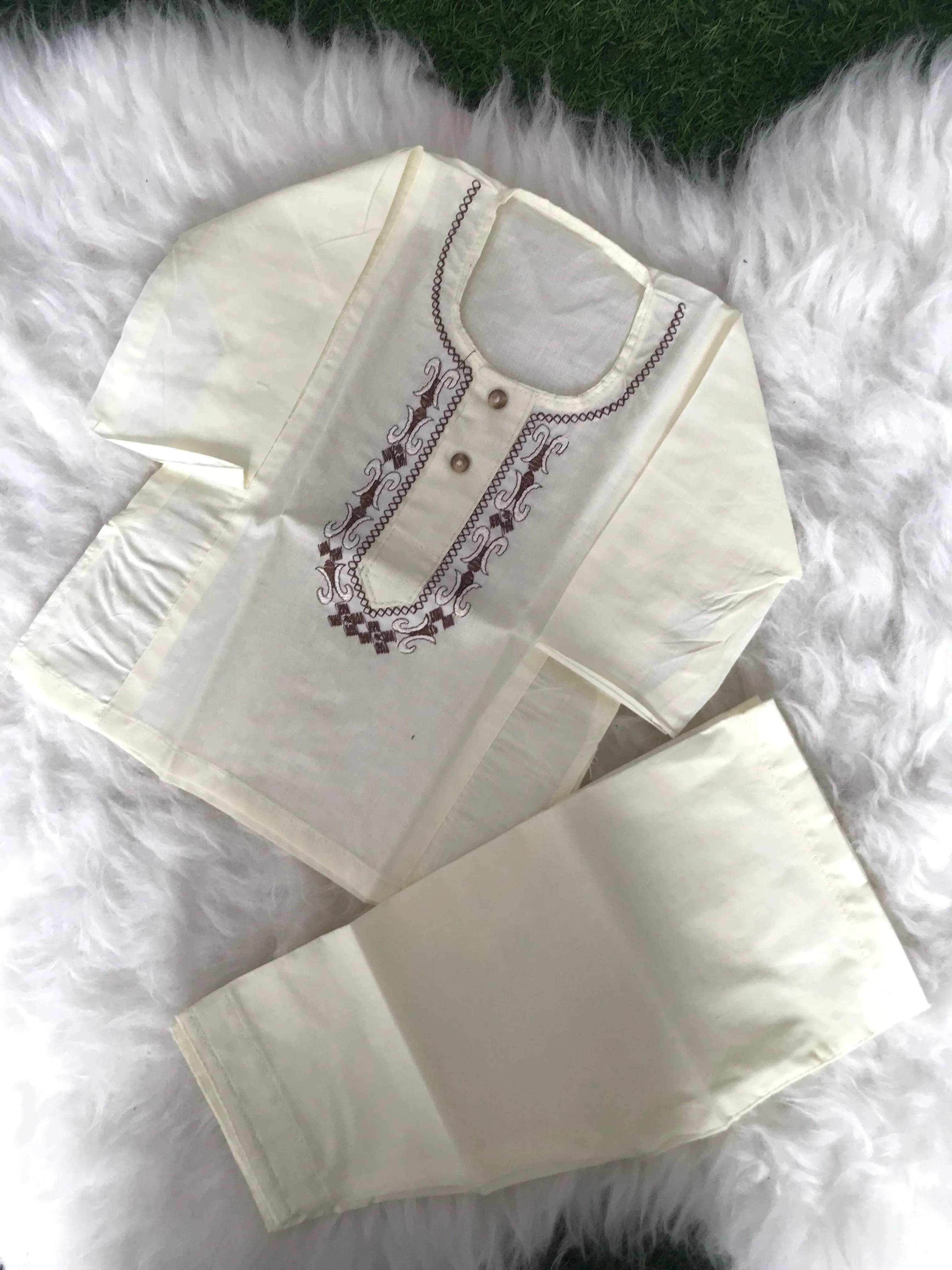 Hand Stichted Kurta Pajama (3-18 M)