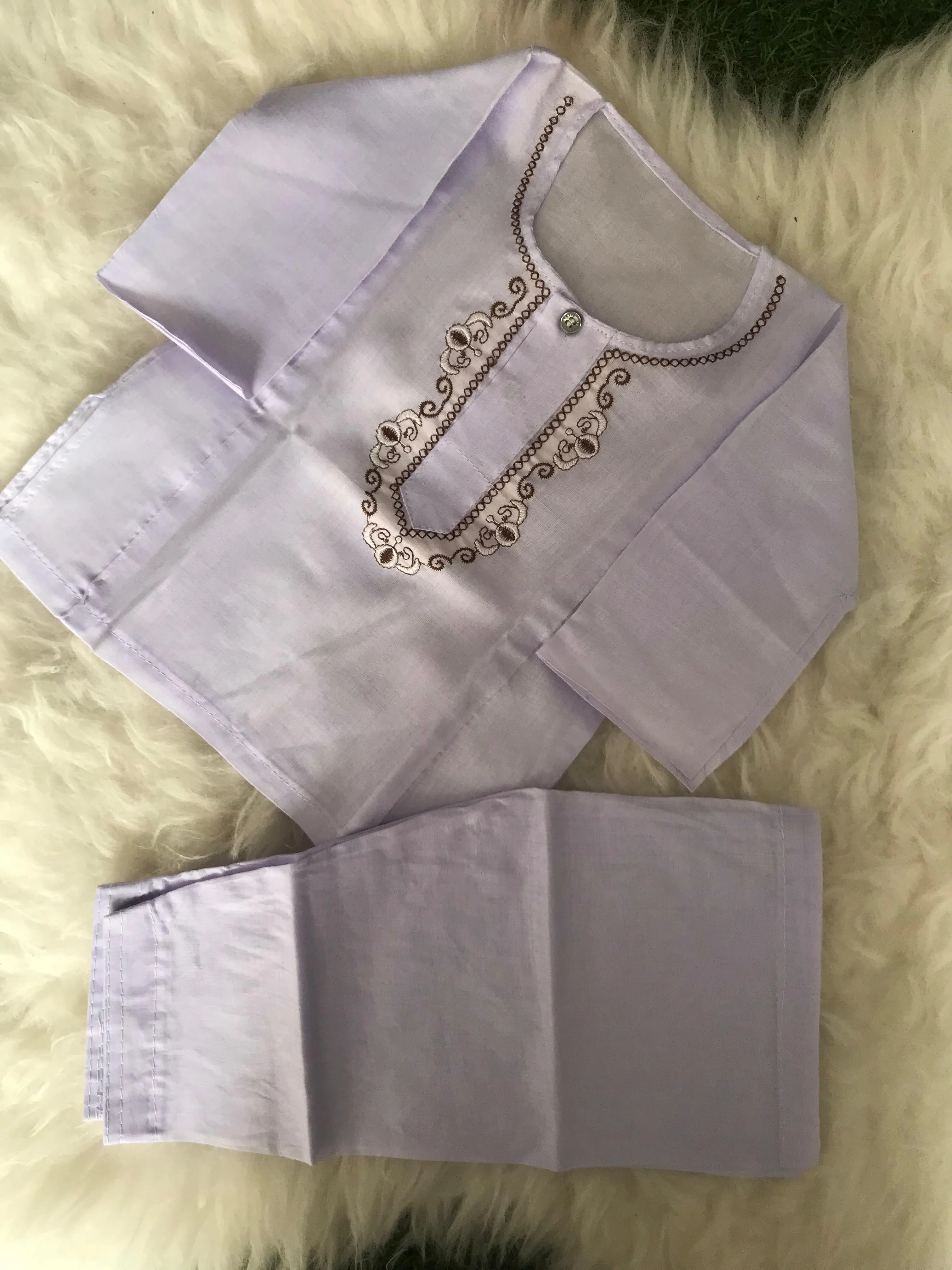 Hand Stichted Kurta Pajama (3-18 M)
