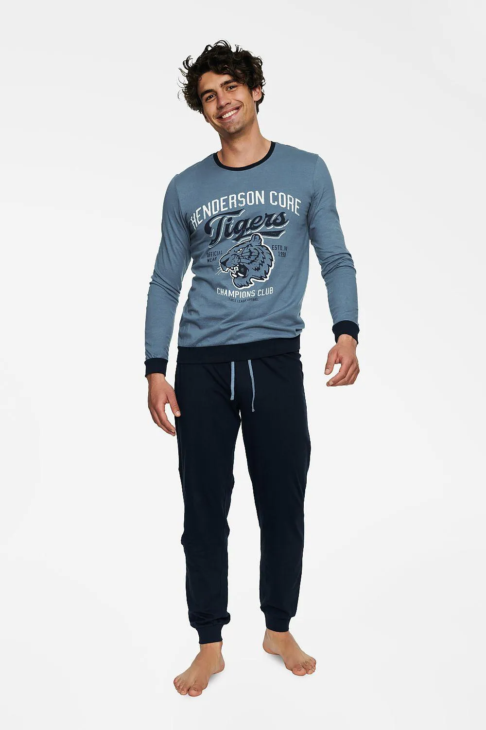 Henderson long-sleeved T-shirt men's pajamas