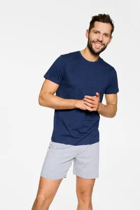 Henderson t-shirt and knee-length shorts men's pajamas