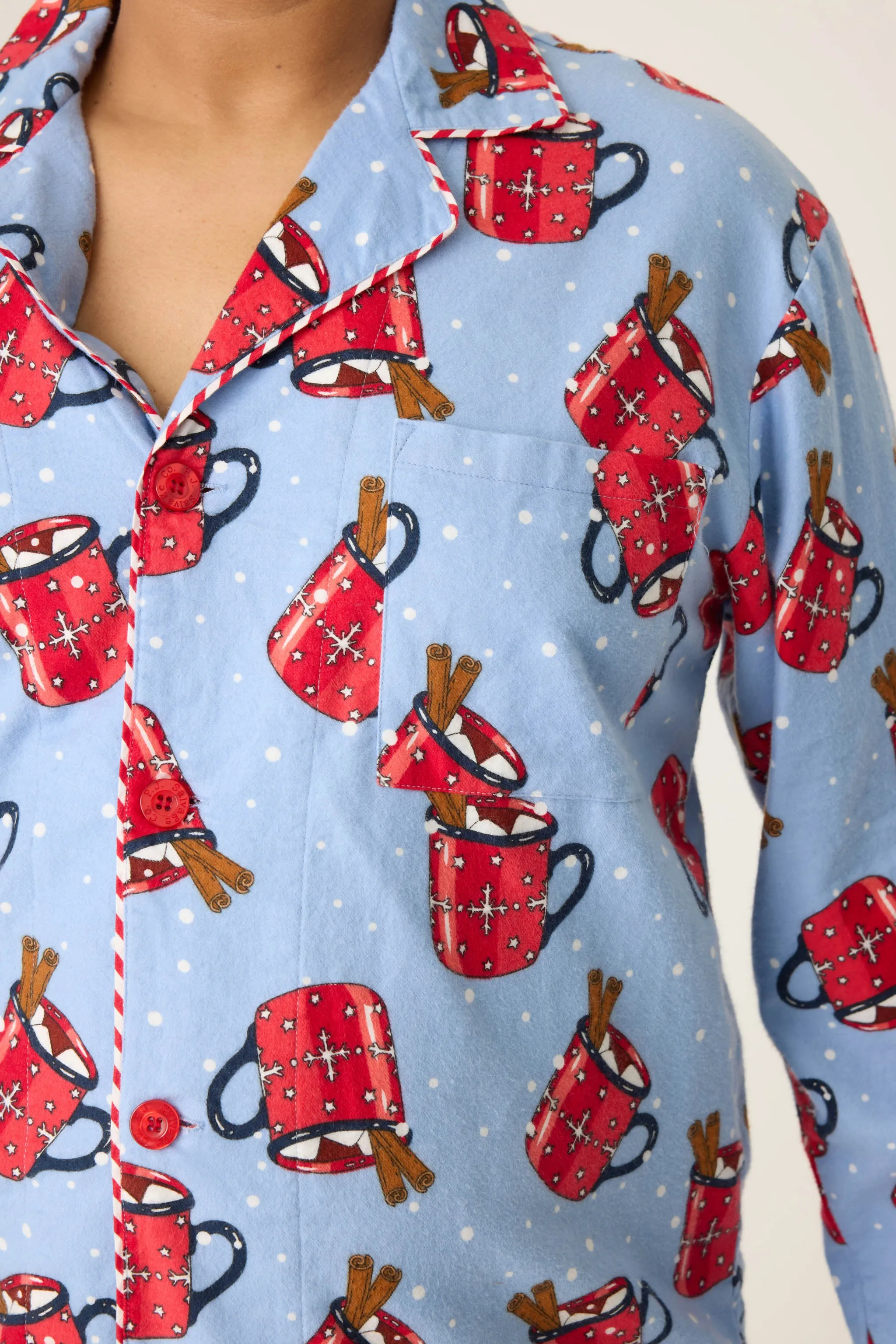 Hug In A Mug Men's Flannel PJ Set