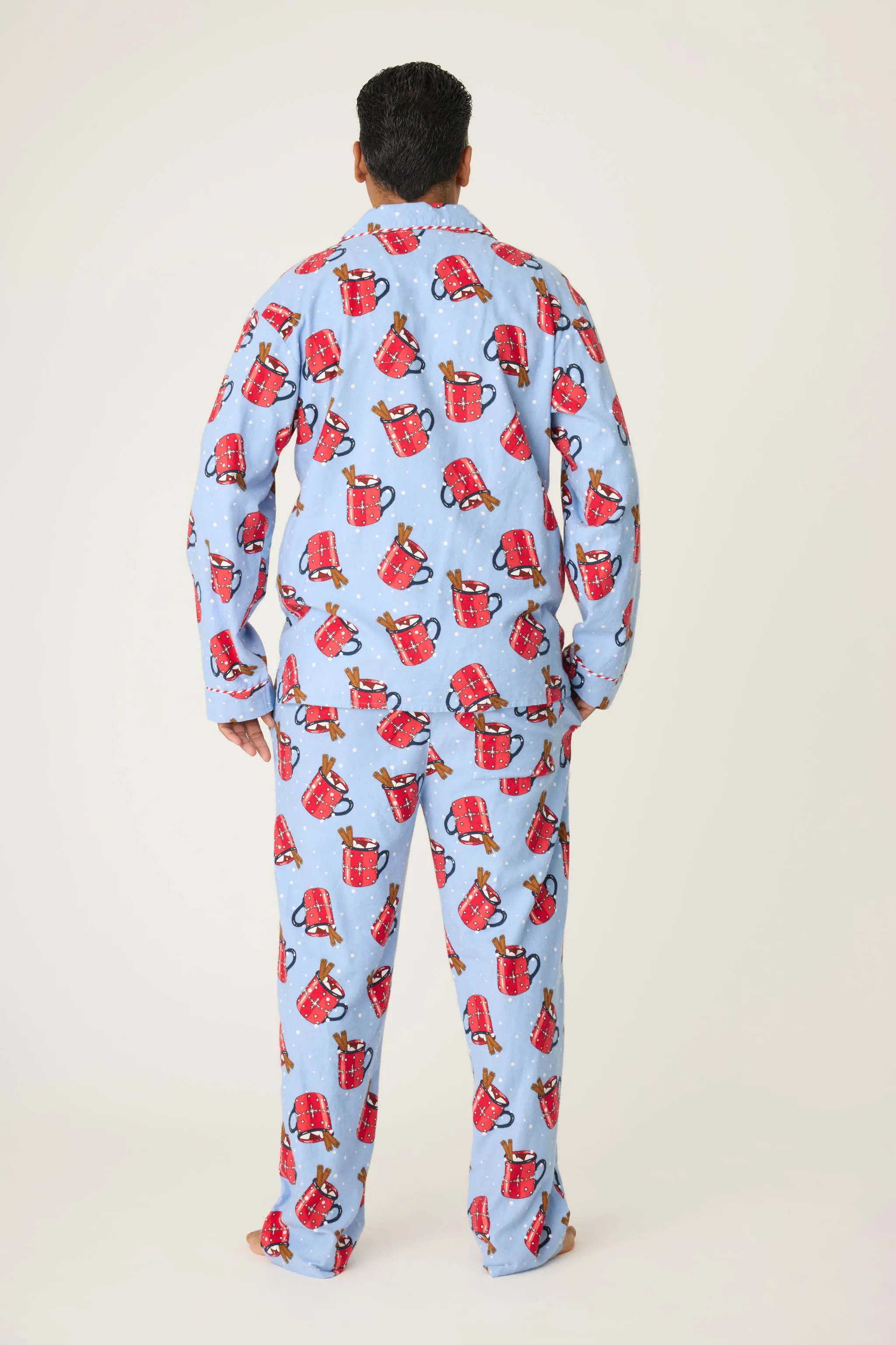 Hug In A Mug Men's Flannel PJ Set