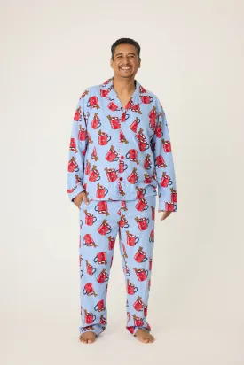 Hug In A Mug Men's Flannel PJ Set
