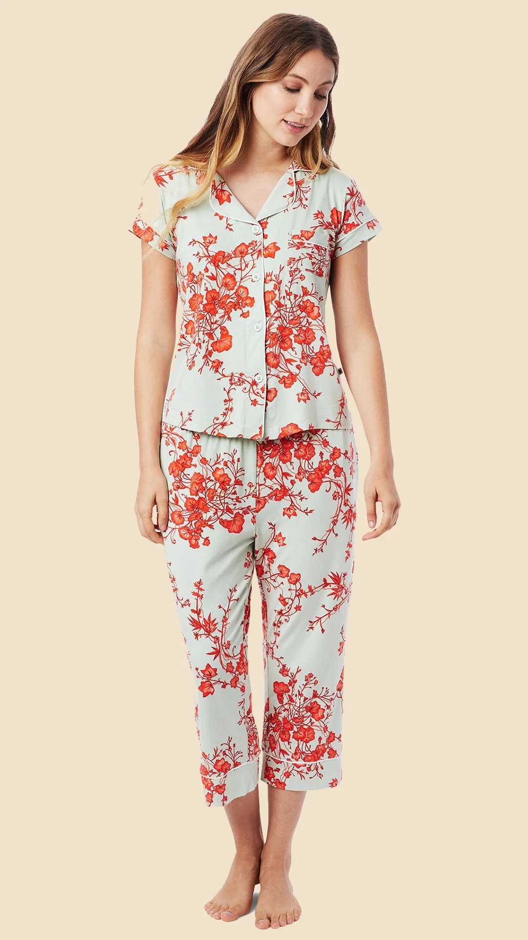 Ivy Pima Knit Capri