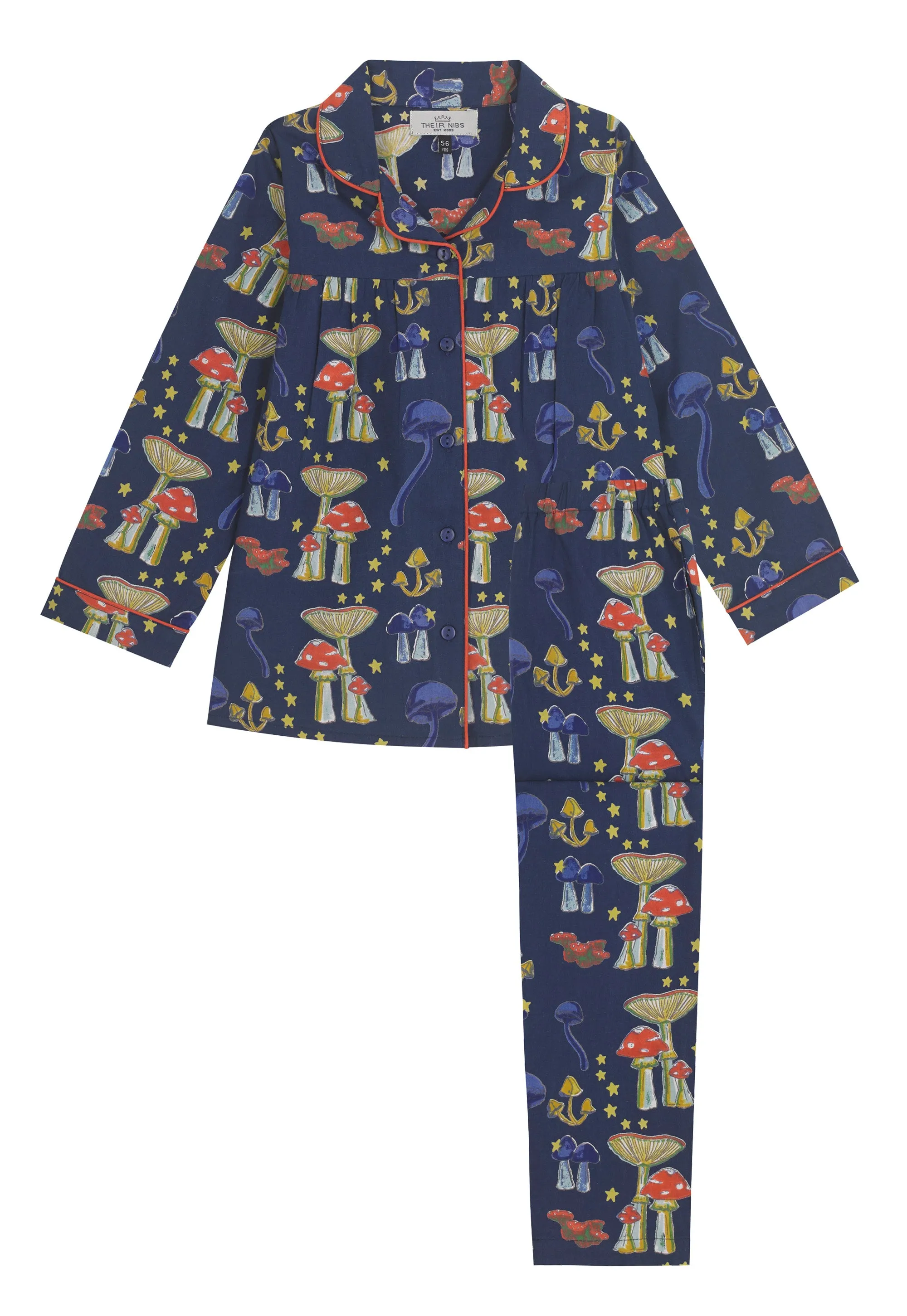 Kids Cotton Pyjamas Mushroom