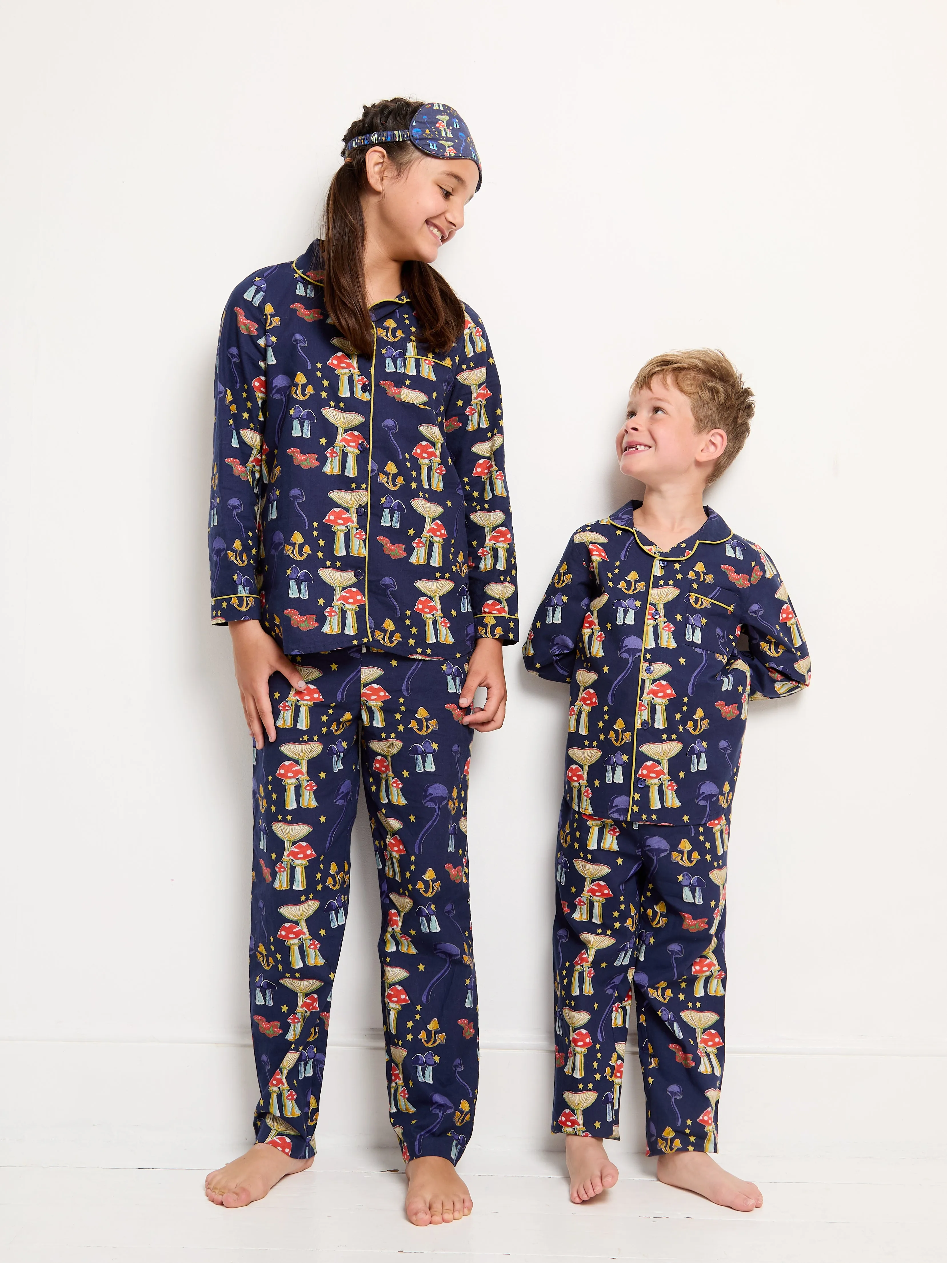 Kids Cotton Pyjamas Mushroom