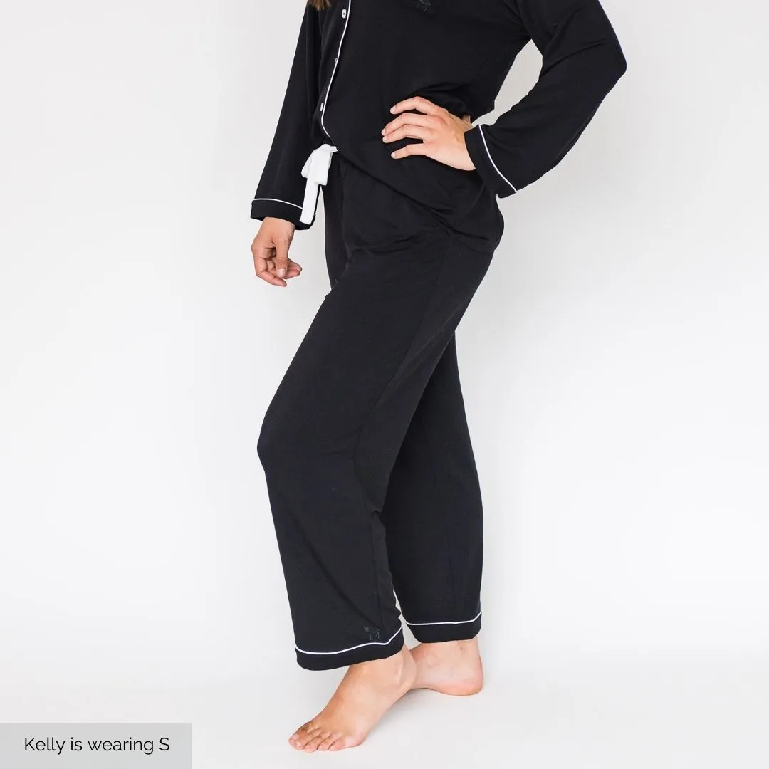 Korrah Pajama Pants | Black