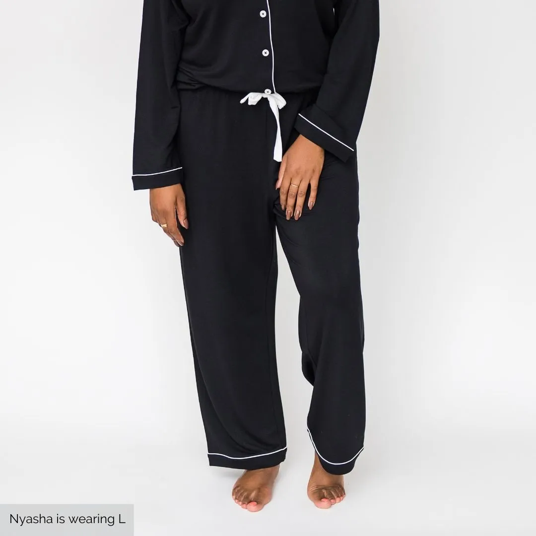 Korrah Pajama Pants | Black