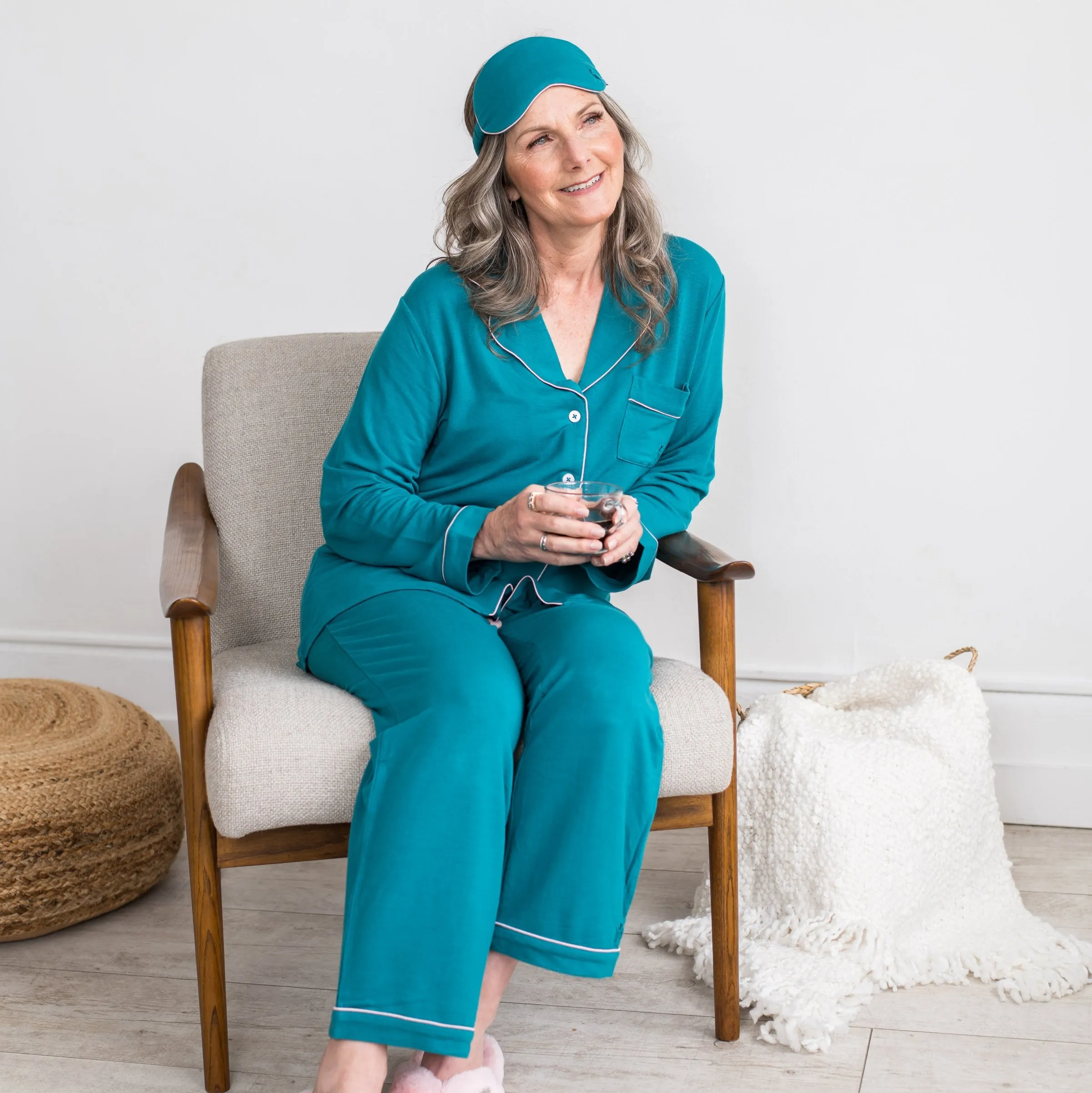 Korrah Pajama Shirt | Harbour Blue