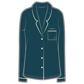 Korrah Pajama Shirt | Twilight Blue
