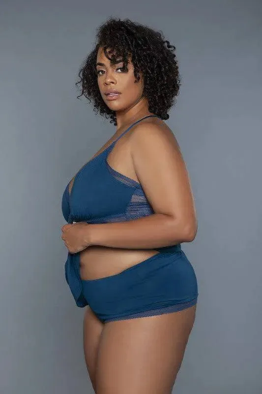 Lace-Trimmed Cami & Shorts Set